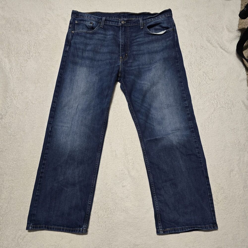 Levi's 569 Loose Straight Fit Jeans Men's Size 38x30 Dark Blue Wash Pants